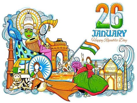 Republic Day OF India | Independence day drawing, India painting ...