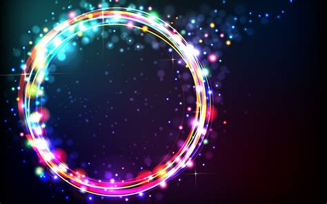 abstract, Colorful, Circle, Glowing Wallpapers HD / Desktop and Mobile ...