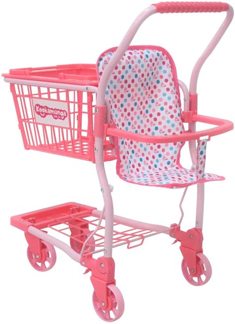 Buy KOOKAMUNGA KIDS 2 in 1 Shopping Cart for Kids - Kids Shopping Cart ...