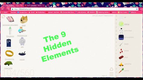 How To Make Hidden Elements In Little Alchemy 2