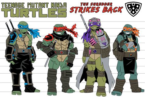 ArtStation - TMNT v2: Turtles Character Sheet