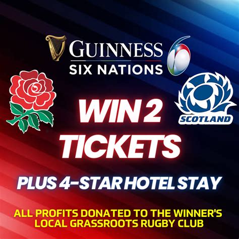 2 x Six Nations Tickets to England v Scotland + Hotel – Clubhouse ...