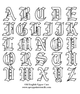 Calligraphy Alphabet : old english calligraphy alphabet