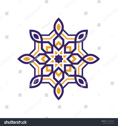 Islamic Geometric Logo Design Simple Design Stock Vector (Royalty Free ...