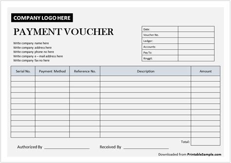 Cash Payment Voucher Format In Excel, Free Download, 44% OFF