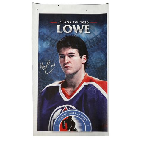 Kevin Lowe Autographed Hockey Hall of Fame Class of 2020 Banner Proof ...