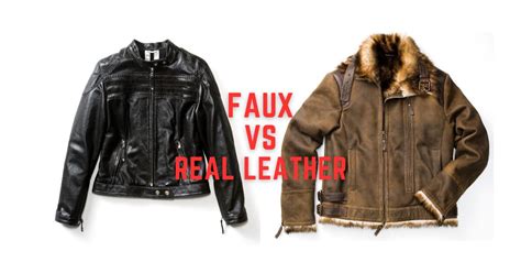 Faux Leather vs Real Leather Jackets: Exploring the Differences – Lusso ...