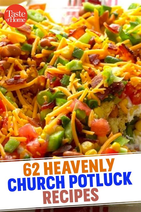 60 Heavenly Church Potluck Recipes | Potluck recipes, Church potluck ...