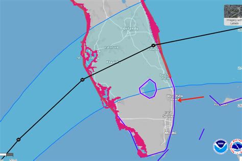 Map Shows Where Trump's Mar-a-Lago Is Compared to Hurricane Milton Path ...