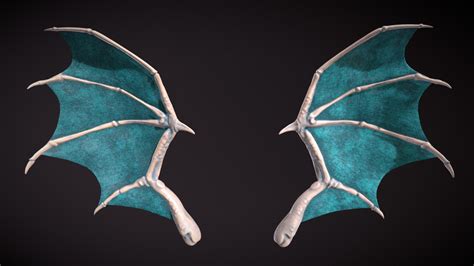 Dragon wings - 3D model by Karolina Vieira (@Sholidacke) [2b97107 ...