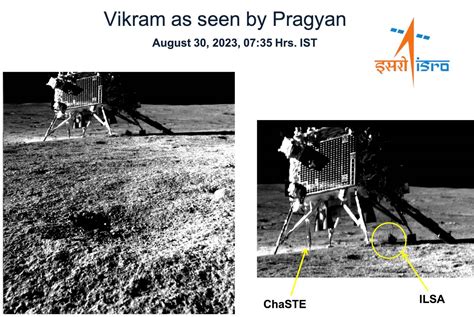 Chandrayaan 3: ISRO Shares Pragyan Rover Clicked First Photo Of Vikram ...