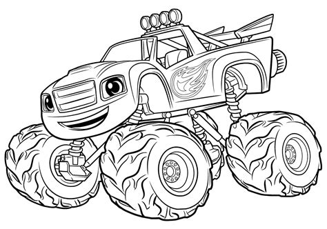 Blaze and the Monster Machines Coloring Pages - Best Coloring Pages For ...