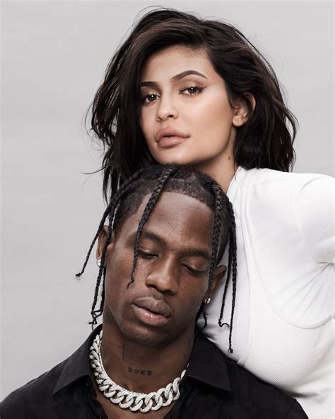 Kylie Jenner and Travis Scott - GQ Magazine August 2018 • CelebMafia