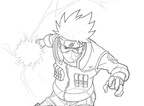 The best free Kakashi coloring page images. Download from 86 free ...