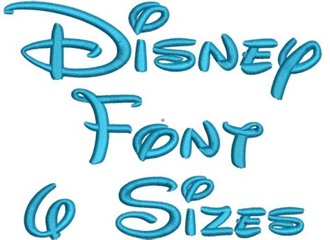 Disney Applique Machine Embroidery Font by mysewcuteboutique