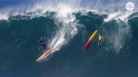 Huge waves wash out crowd at Hawaii's 'Super Bowl of Surfing'