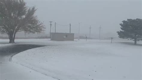 Thundersnow, heavy snow in Amarillo, Texas | 12newsnow.com