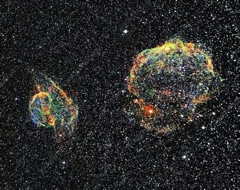 Supernova remnants - Stock Image - C006/4535 - Science Photo Library