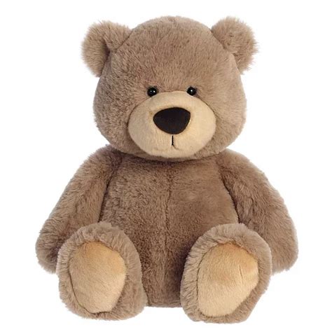 Aurora Large Brown Bear 14" Bumbles Bear Snuggly Stuffed Animal