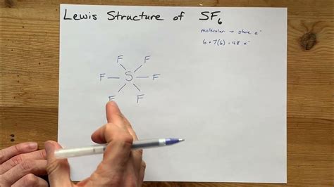 Lewis Structure of SF6 (sulfur hexafluoride) - YouTube