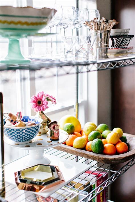 Life with a Dash of Whimsy: Styling Wire Shelves in the Kitchen Kitchen ...