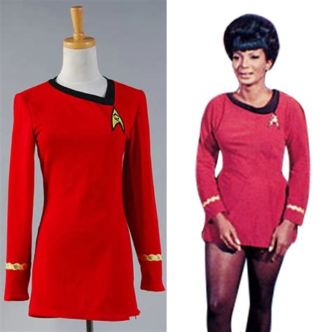 Aliexpress.com : Buy Star Trek Duty Uniform TOS Red Dress Party ...