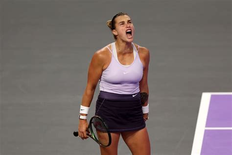 WTA Finals: Aryna Sabalenka and Maria Sakkari celebrate opening wins ...