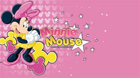 Minnie Mouse With Yellow Dress And Stars Minnie Mouse, HD wallpaper ...