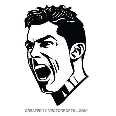 Cristiano Ronaldo vector illustration | Ronaldo, Cristiano ronaldo ...