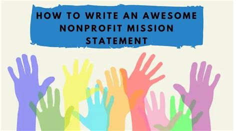 How to Write An Awesome Nonprofit Mission Statement | Actionable Tips