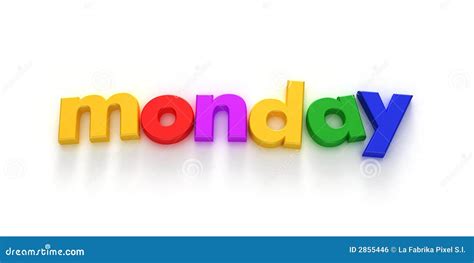 Monday Royalty Free Stock Image - Image: 2855446