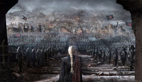 Daenerys Targaryen in Battle - 4K Ultra HD Game Of Thrones Wallpaper by ...