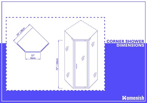 What Are the Corner Shower Dimensions? - Homenish