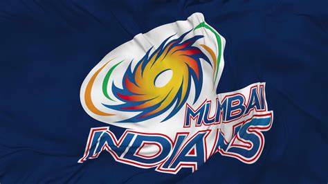 Mumbai indios Grillo equipo sin costura bucle bandera ondulación fondo ...