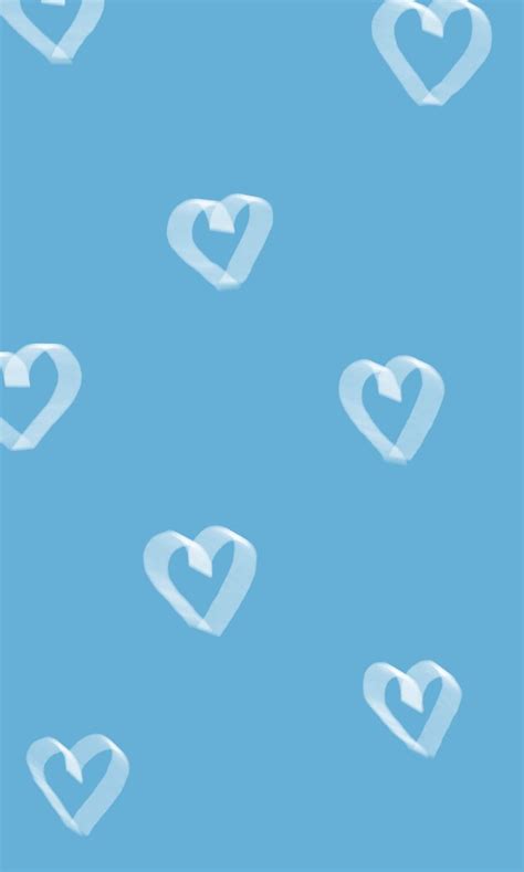 Blue Hearts Wallpaper