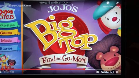 Jojo Circus Jojos Big Top Find And Go Meet - YouTube