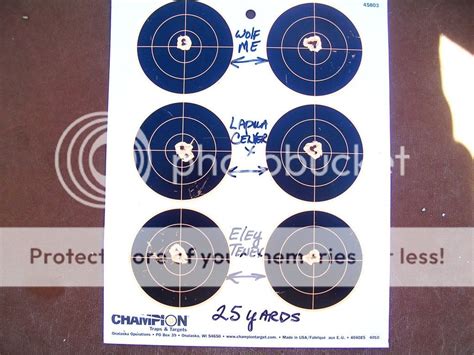 Ammo Comparison Target Pictures | Rimfire Central Firearm Forum