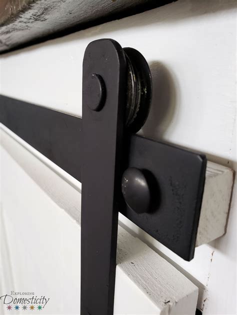 Barn Door Hardware DIY: how to make your own ⋆ Exploring Domesticity