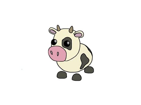 Adopt Me Pet // Cow | Tekentutorials