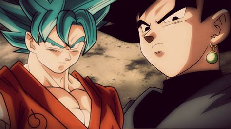 Goku VS Black Goku closeup. by LordAries06 on DeviantArt