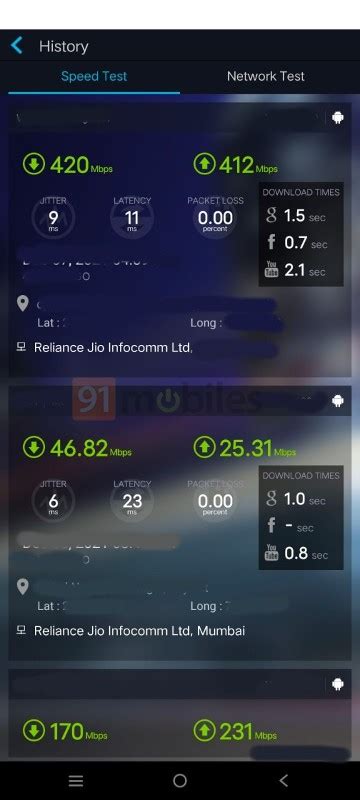 Jio 5G leaked speed test reveals ultrafast 420 Mbps download speeds