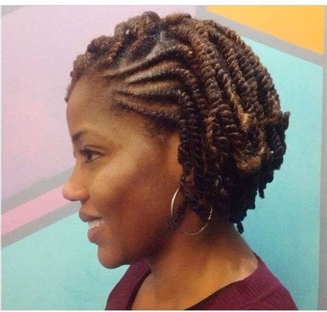 Explore gallery of Two Strand Twist Updo Hairstyles For Natural Hair (8 ...