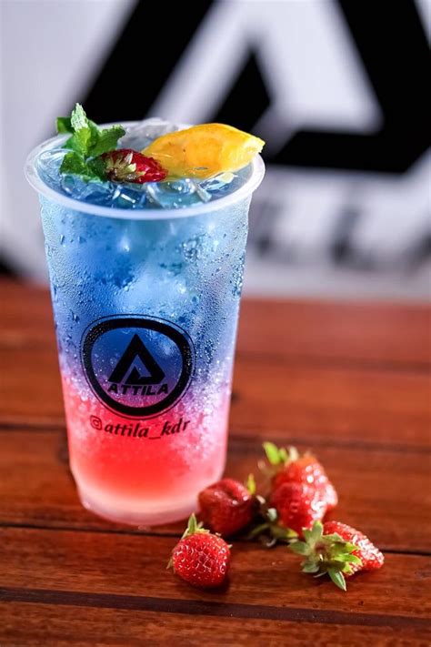 Blue moon #mocktail #cup | Resep minuman, Ide makanan, Moktail