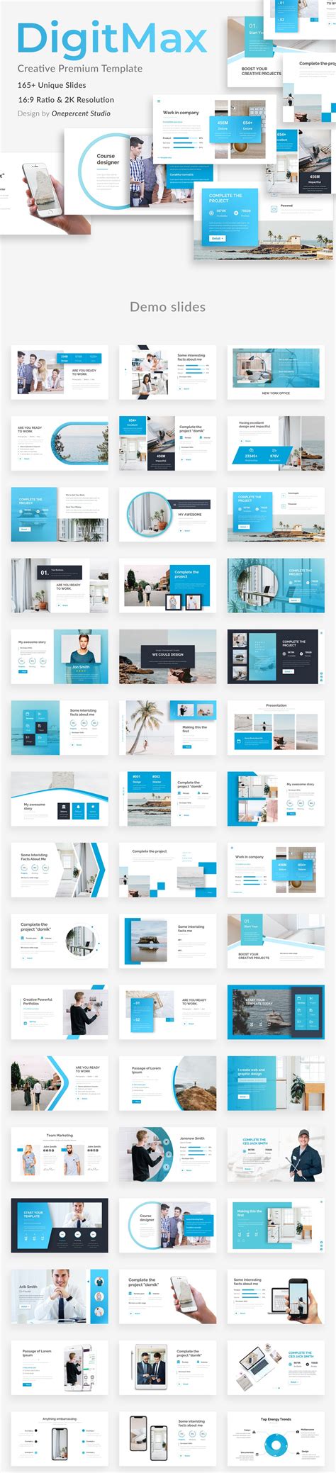 DigitMax Creative Keynote Template | Creative Keynote Templates ...