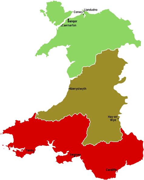 Wales Map - MapSof.net