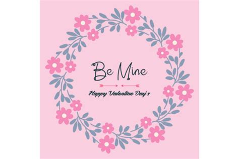 Wallpaper for Card Design Be Mine Graphic by stockfloral · Creative Fabrica