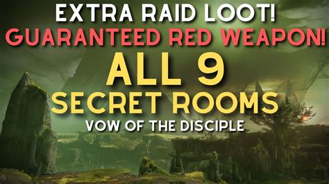 How to Find ALL 9 SECRET ROOMS for Extra Red Weapon Secret Chest in Vow ...