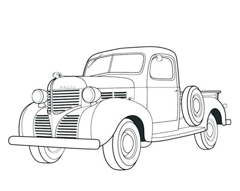 Lowrider Truck Coloring Page - Free Printable Coloring Pages for Kids