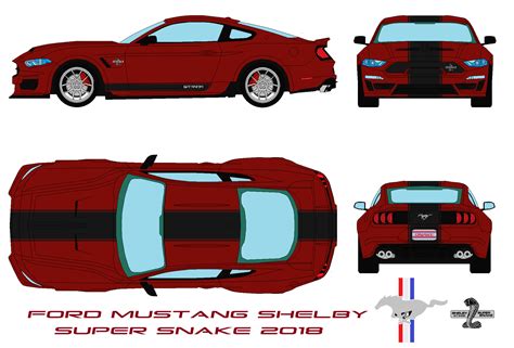 Ford Mustang Shelby super snake 2018 by bagera3005 on DeviantArt