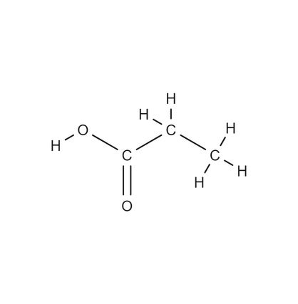 Propanoic Acid Salt Structure